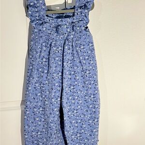 Janie and Jack Blue Floral One Piece